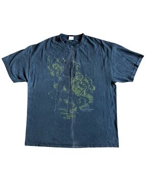 Rare VTG 90s Spearmint Rhino Players Club Anchor Blue Black-Gray XL T-Shirt Y2K